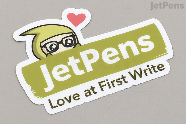 JetPens Die-Cut Sticker - Love at First Write