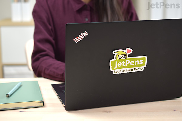 JetPens Die-Cut Sticker - Love at First Write