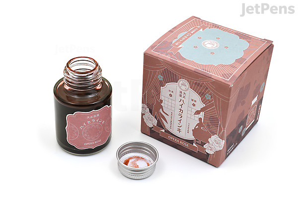 Teranishi Guitar Taisho Roman Haikara Opera Rose Ink - 40 ml Bottle ...