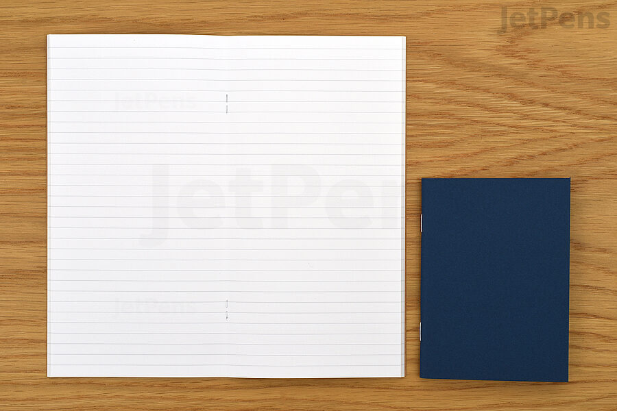 TRAVELER’S notebook Lined Refills have 6.5 mm rulings printed in light gray.