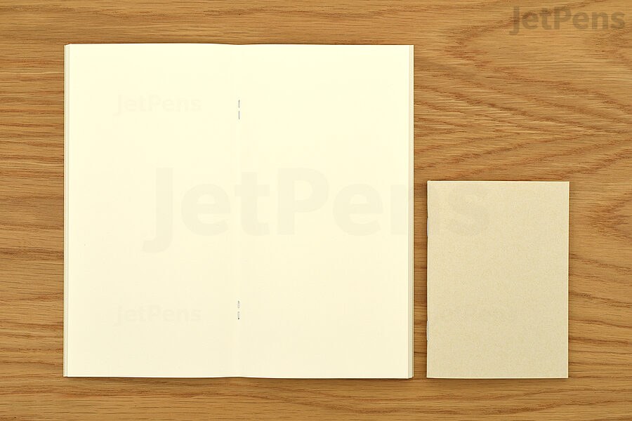 The cream-colored papers in these TRAVELER’S notebook Blank Refills are softer on the eyes.