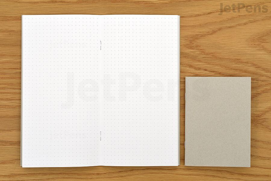 TRAVELER’S notebook Dot Grid Refills feature reticle-style grids made up of tiny plus signs.