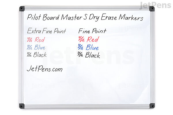 Pilot Board Master Dry Erase Marker - Medium Fine Round Tip - Black