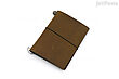 TRAVELER'S COMPANY TRAVELER'S notebook Starter Kit - Passport Size - Olive Leather