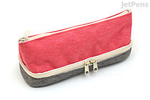 Raymay Lacee Thin Leather Pencil Case Slim and Easy to Take