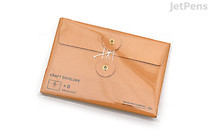 TRAVELER'S COMPANY KRAFT ENVELOPE - Medium - Orange - Pack of 8 - TRAVELER'S 85673006 TRAVELER'S COMPANY KRAFT ENVELOPE - Medium - Orange - Pack of 8 - TRAVELER'S 85673006