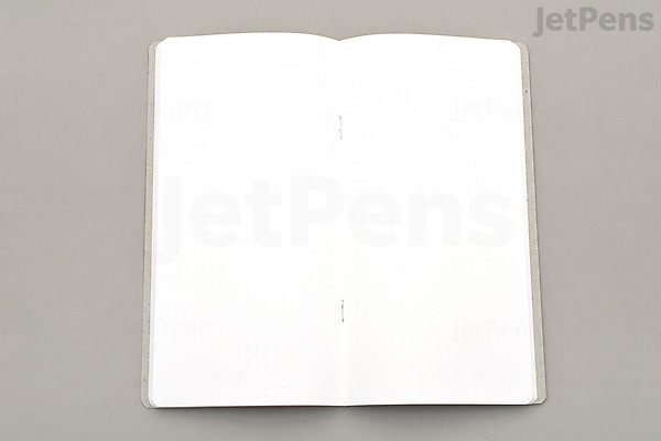 JetPens Kanso Sasshi Booklet - Dot Grid - A5 Slim - Sand Cover - White ...