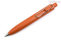 Uni-ball One P Gel Pen - 0.5 mm - Mandarin Orange Body - Black Ink - UNI UMNSP05.38