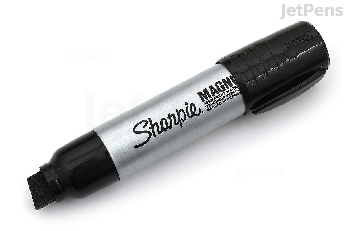 SHARPIE Marqueur permanent METAL MAGNUM, pointe biseautée, noir x