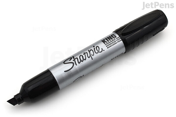 Sharpie Permanent Markers 6 Pack Assorted Sizes Ultra Fine Tip Fine Tip and Chisel Tip Permanent Markers - Black