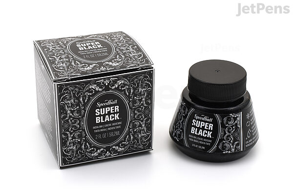 Speedball Super Black India Ink - 2 oz Bottle - SPEEDBALL 3338
