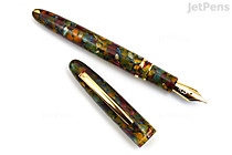 Esterbrook Estie Fountain Pen - Botanical Garden with Gold Trim - 1.1 mm Stub - ESTERBROOK EBG896-STUB Esterbrook Estie Fountain Pen - Botanical Garden with Gold Trim - 1.1 mm Stub - ESTERBROOK EBG896-STUB