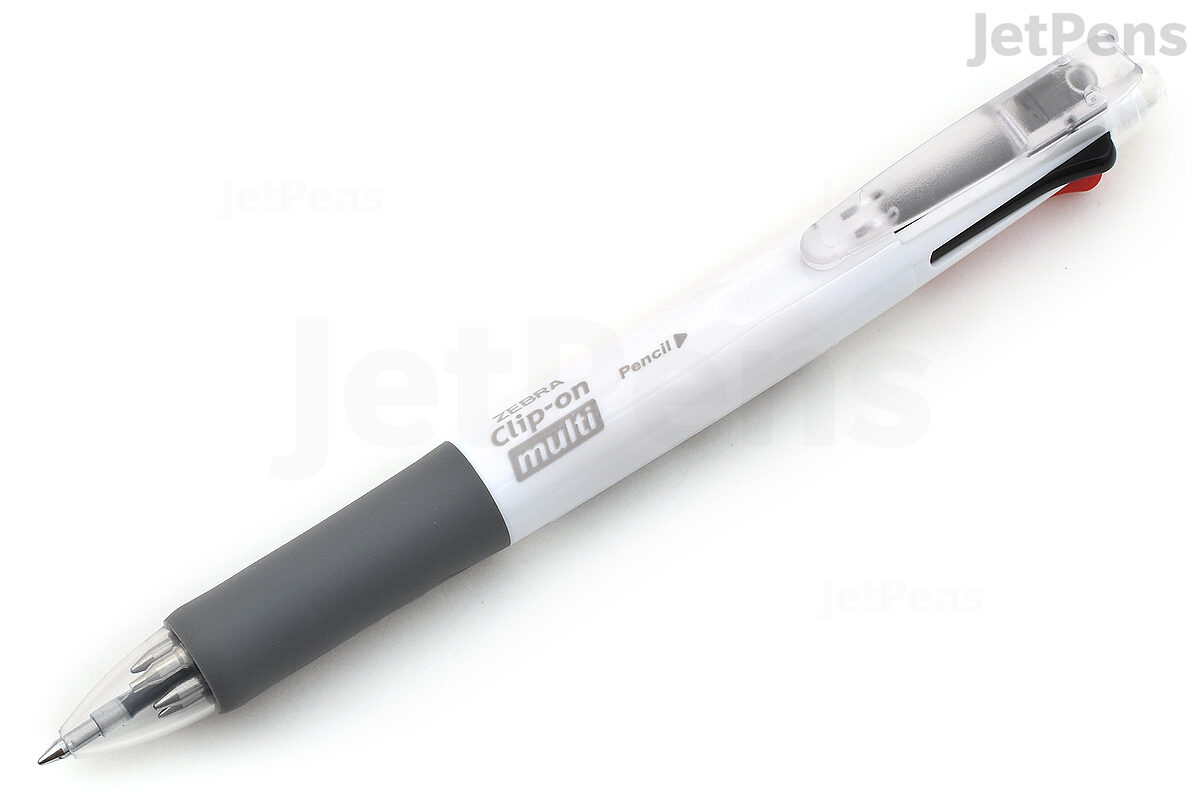 Zebra Clip-On 4 Color 0.7 mm Ballpoint Multi Pen + 0.5 mm Pencil