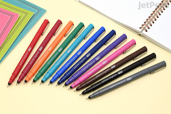 Le Pen Pigment Jewel Colors - Set of 6