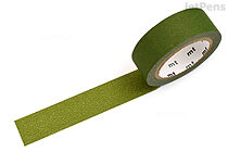 mt Solids Washi Tape - Matte Olive Green - 15 mm x 7 m - MT MT01P527