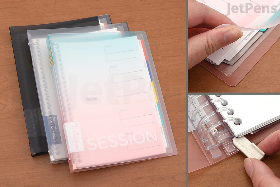 The Maruman Session Binder is designed to make studying as organized and frustration-free as possible.