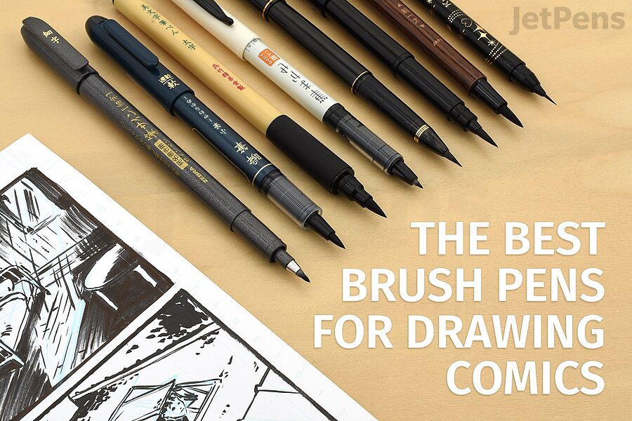 The Best Brush Pens for Comics