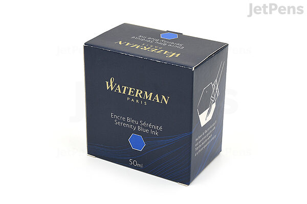 Waterman Serenity Blue Ink - 50 ml Bottle - WATERMAN S0110720