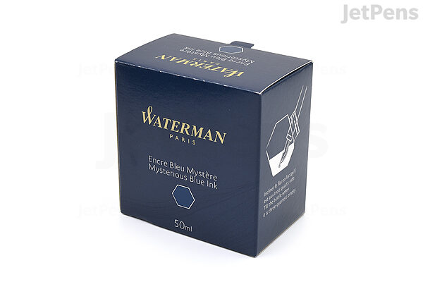 WATERMAN ENCRE Vintage Full Ink Bottle In Original Box, France