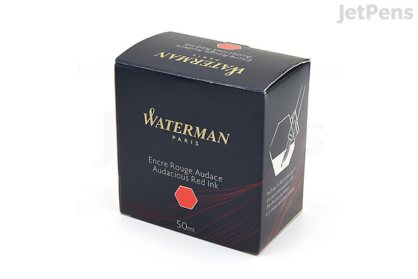 Waterman Audacious Red Ink - 50 ml Bottle | JetPens