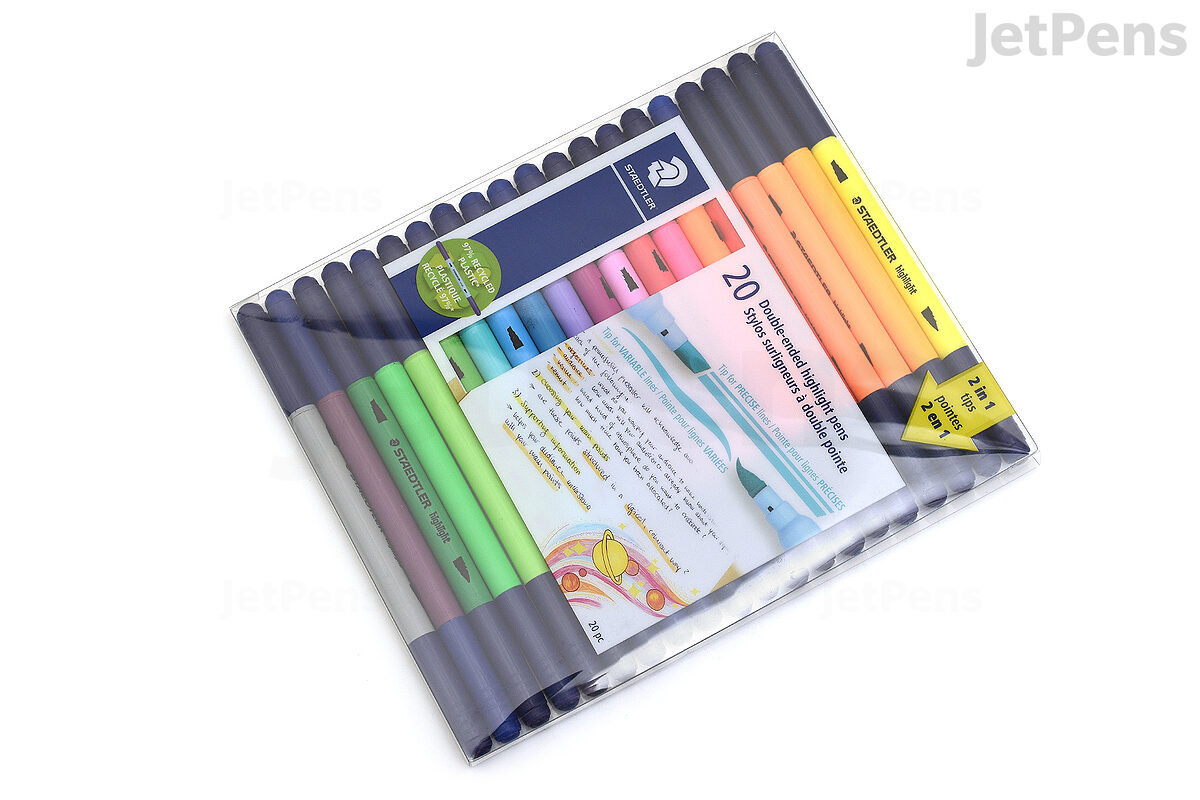 6 Pcs/lot Nice Highlighter Color Stamp Marker Pens Diy