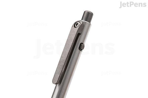 Tactile Turn Slim Side Click Pen - Titanium | JetPens