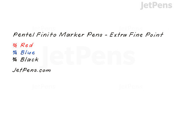 Pentel FINITO! Porous Point Pen, Extra Fine Point, Black