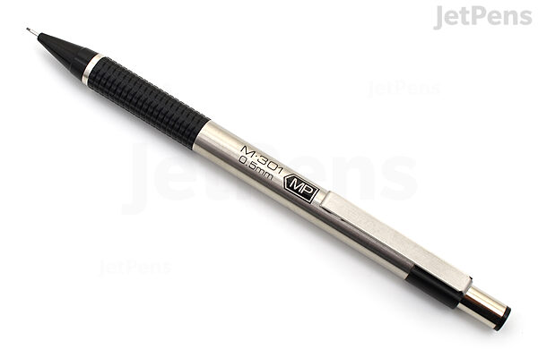 Zebra STEEL 3 Series M/F 301 Mechanical Pencil & Ballpoint Pen Set - Fine  Pen Point - 0.7 mm Pen Point Size - 0.5 mm Lead Size - Refillable - Black  Ink 