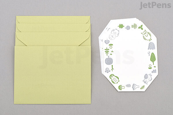 Letterpress Letter Set | Die-Cut Owl Letterpress Letter Set | Die-Cut Owl