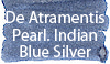 De Atramentis Pearlescent Indian Blue Silver Ink