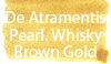 De Atramentis Pearlescent Whisky Brown Gold Ink