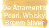 De Atramentis Pearlescent Whisky Brown Silver Ink