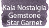 Kala Nostalgia Gemstone Star Garnet Ink