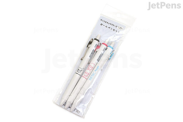 Sanrio Characters 4 Colors Gel Pen Set - 0.5 mm - Blue Pack