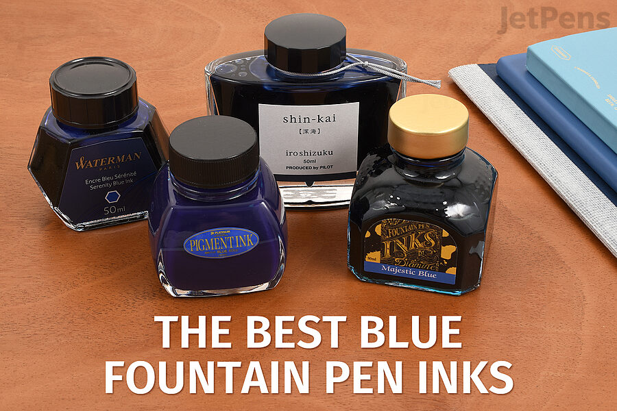 The Best Blue Fountain Pen Inks