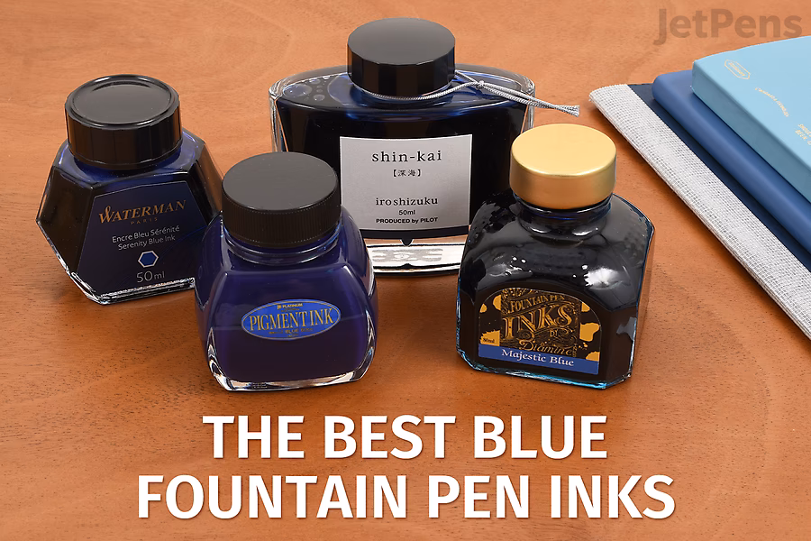 Blue Ink Combinations The Best Blue Fountain Pen Inks | JetPens