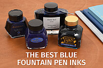 Waterman 1.7 oz Ink Bottle for Fountain Pens, Mysterious Blue (S0110790)