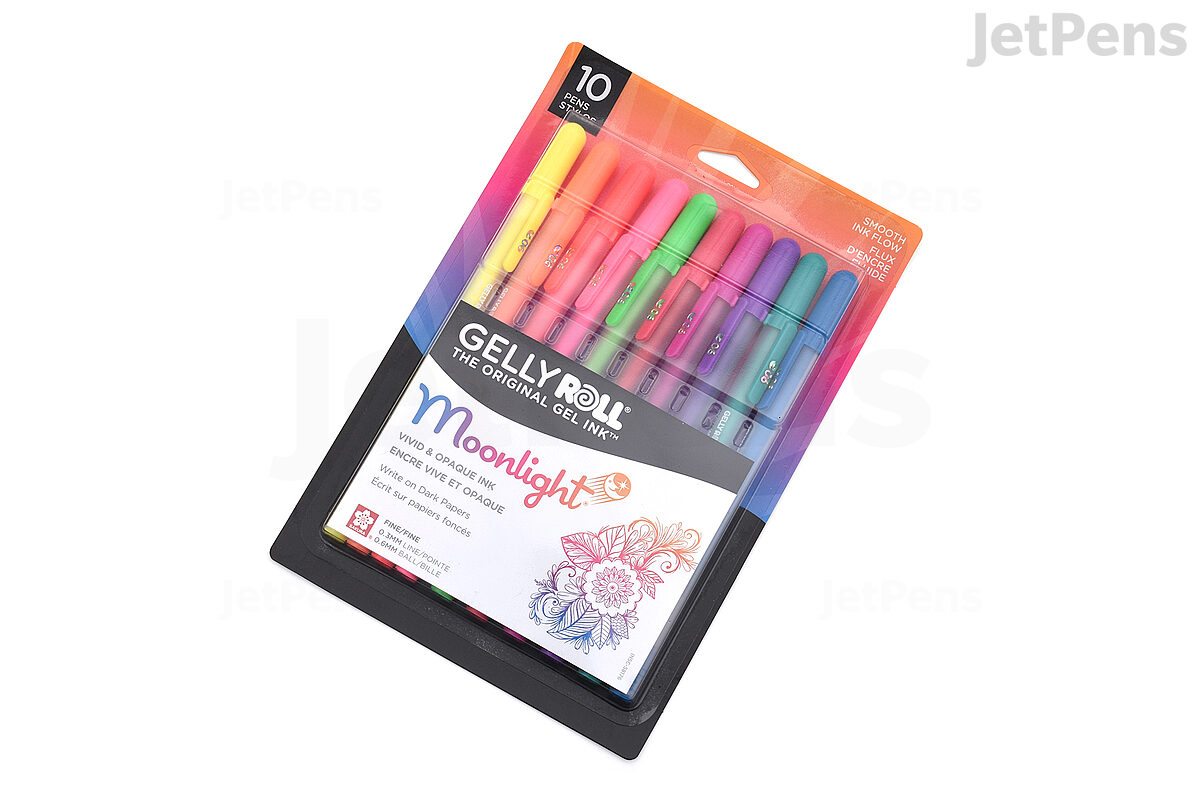 Gel Ink Pens Color Ink 9 Pieces Disposable Note Taking Pens School Office Supplies Stationary