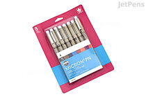 Sakura Pigma Micron Pen - PN Plastic Nib - 0.45 mm - 8 Color Set - SAKURA 50220