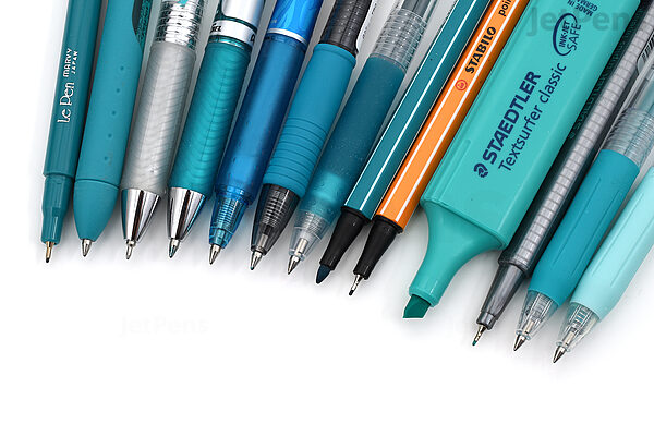 JetPens Turquoise Pen Sampler - JETPENS JETPACK-058