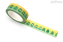 Girl of All Work Washi Tape - Frogs - 15 mm x 10 m - GIRL OF ALL WORK GWT102