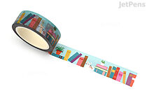 Girl of All Work Washi Tape - Cozy Library - 15 mm x 10 m - GIRL OF ALL WORK GWT120