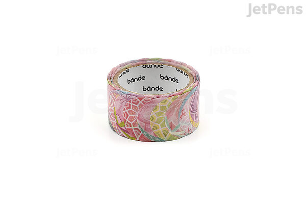 Bande Washi Tape Sticker Roll - Pink Temari