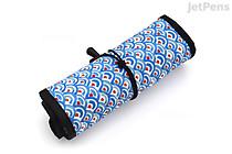 Rickshaw Hemingway Pen Roll - 6 Pens - Blue Scales - RICKSHAW DPR-6P-BLUE-SCALES Rickshaw Hemingway Pen Roll - 6 Pens - Blue Scales - RICKSHAW DPR-6P-BLUE-SCALES