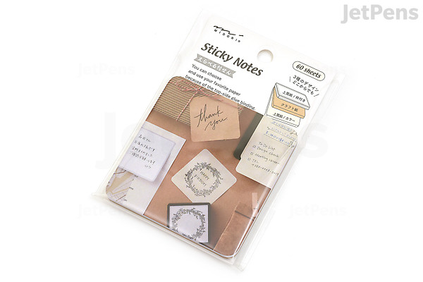 Midori Note Midori Pickable Sticky Notes - Natural | JetPens