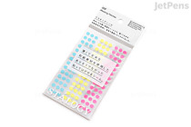 Stalogy Circular Washi Tape Patches - 5 mm - Shuffle Neon (Blue/Yellow/Pink) - STALOGY S2232 Stalogy Circular Washi Tape Patches - 5 mm - Shuffle Neon (Blue/Yellow/Pink) - STALOGY S2232