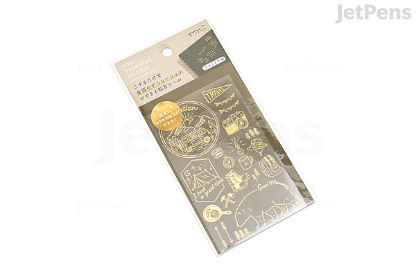 Outdoor Activities | Gold Foil Transfer Stickers Outdoor Activities | Gold Foil Transfer Stickers