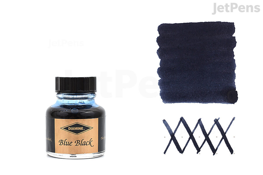 Diamine Registrar’s Blue Black was made for, as its name suggests, registrars and clergy to use as they wrote official documents.