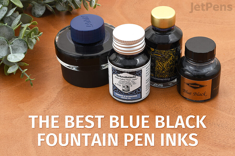 The Best Blue Black Fountain Pen Inks