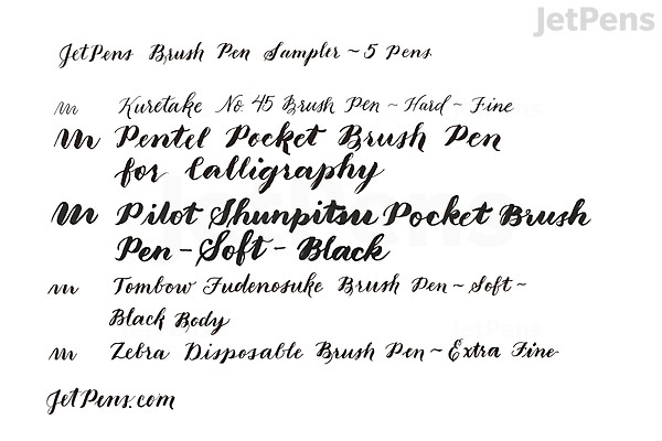 JetPens Brush Pen Sampler
